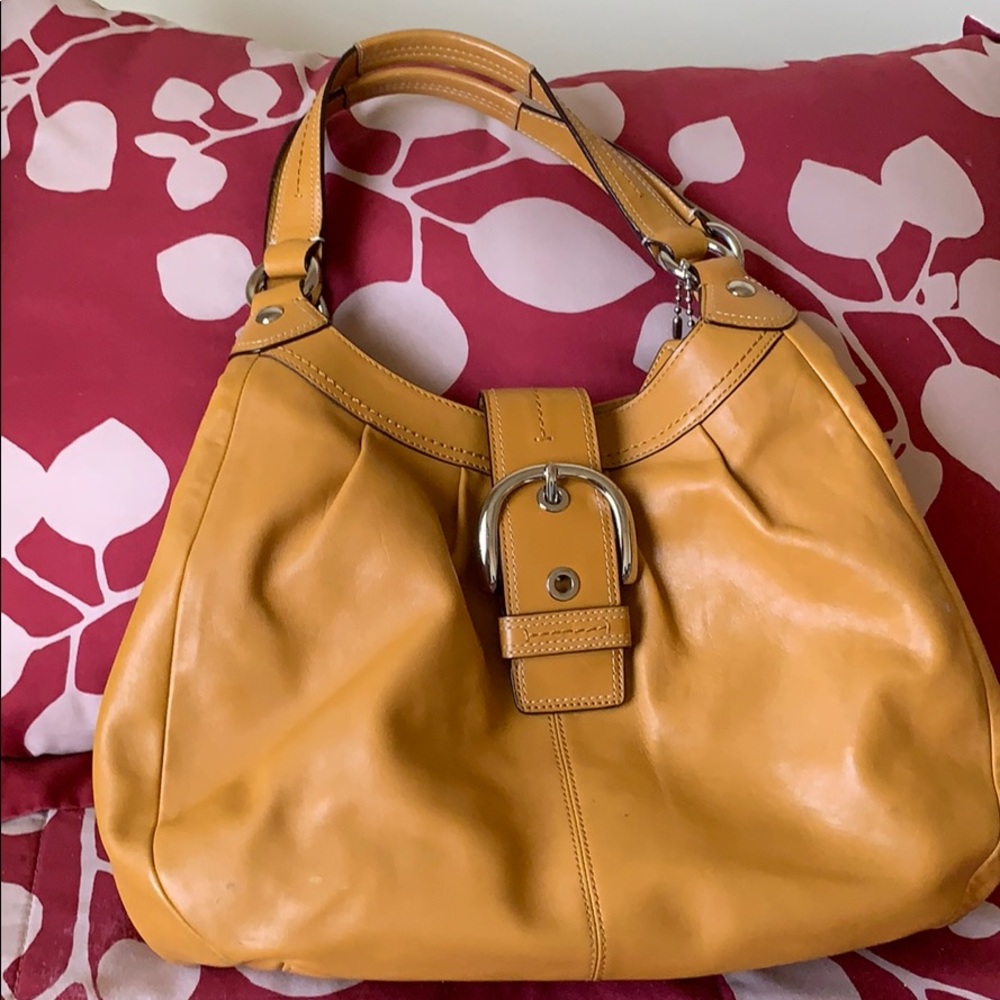 Coach purse smooth leather